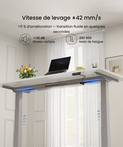 Bureau assis-debout Premium Série E7 (Série E7 2026)