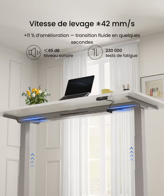 Bureau assis-debout Premium Série E7 (Série E7 2026)
