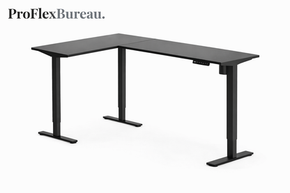 Bureau assis-debout d'angle basique (Q1L)