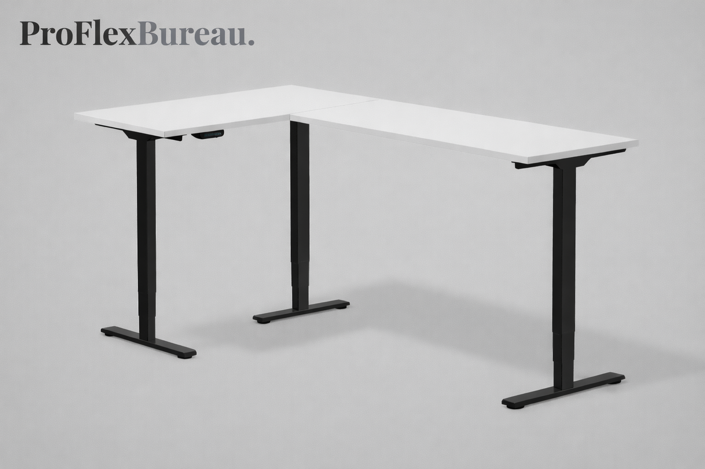 Bureau assis-debout d'angle Classique (E5L)