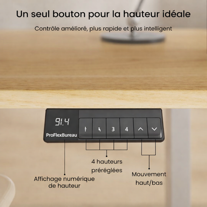 Bureau assis-debout basique double moteurs (E1 PRO)